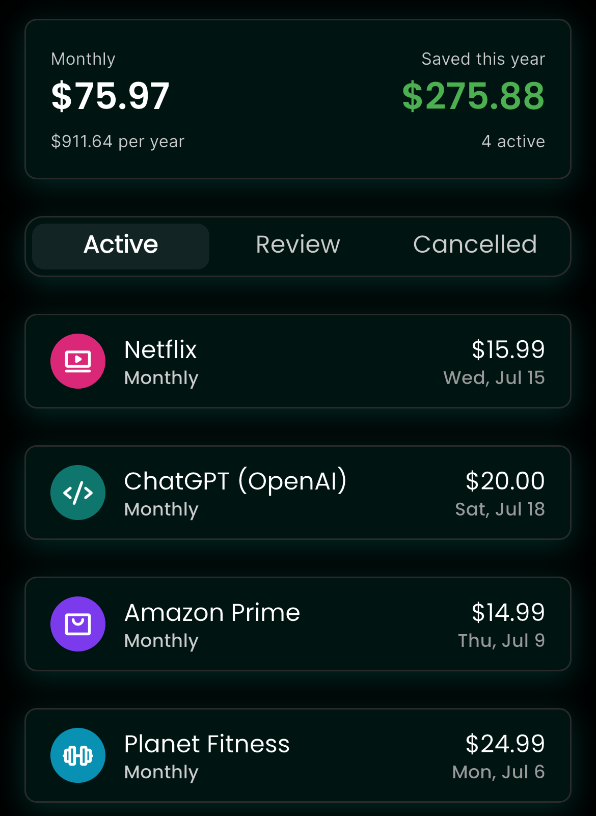Subscription Hunter